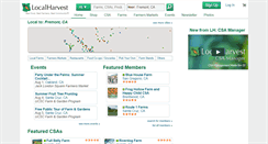 Desktop Screenshot of localharvest.org